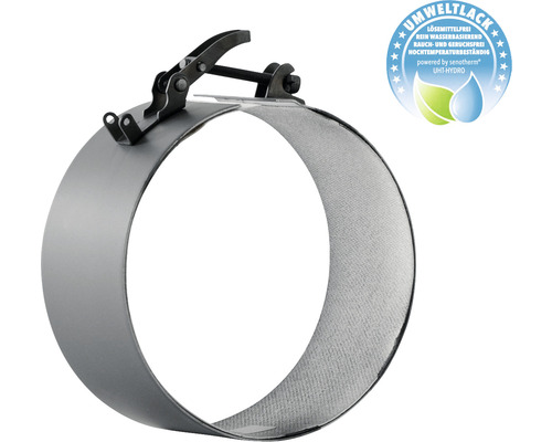 Ofenrohrschelle mit Umweltlack-Siegel