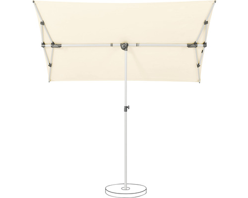Parasol de marché Suncomfort FlexRoof parasol 210x150 cm écru-0