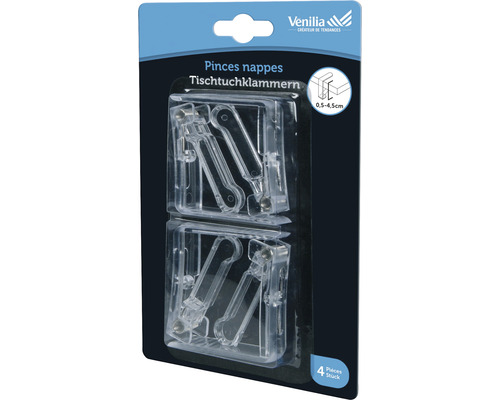Tischdeckenklammern, Viererpackung