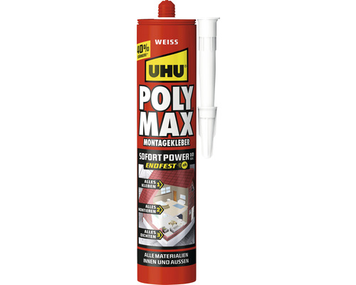 UHU POLY MAX Montagekleber Endfest 425 g