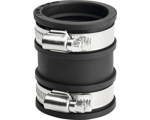 Rohrverbinder aus Gummi mit Schlauchschellen