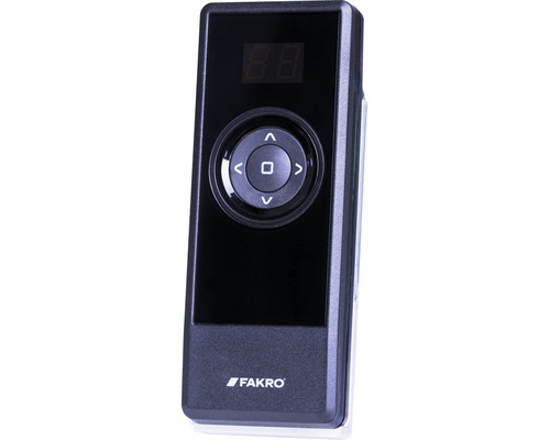 Télécommande Fakro ZRH12 noir Télécommande Fakro noire avec écran et boutons de commande