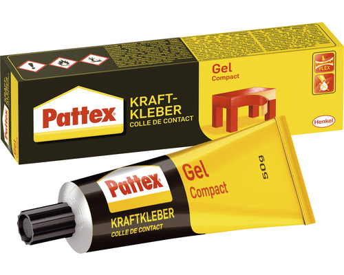 Pattex Kraftkleber Gel Compact Packung und Tube