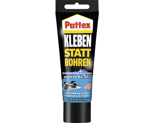 Colle de montage Pattex Coller au lieu de percer résistante à l'eau 340 g Colle de montage Pattex Coller au lieu de percer résistante à l'eau 340 g