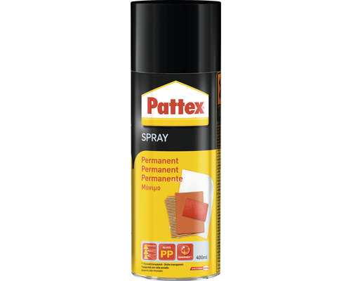 Pattex Sprühkleber Power Spray permanent 400 ml Pattex Sprühkleber, 400 ml Dose, permanenter Kleber