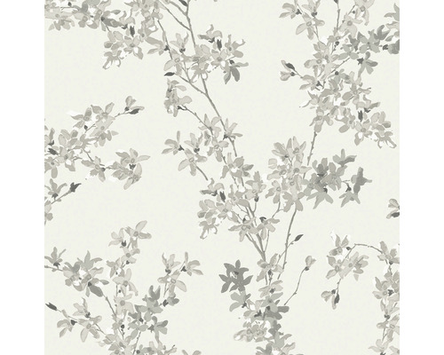 Papier peint intissé 113349 Laura Ashley Forstyhia gris