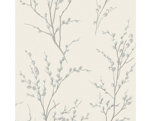 Papier peint intissé 113359 Laura Ashley Pussy Willow gris