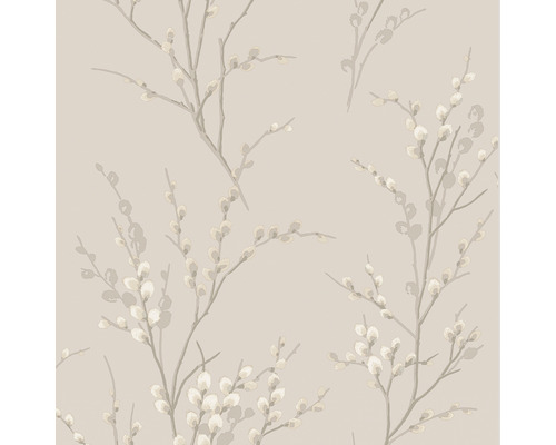 Papier peint intissé 113361 Laura Ashley Pussy Willow gris