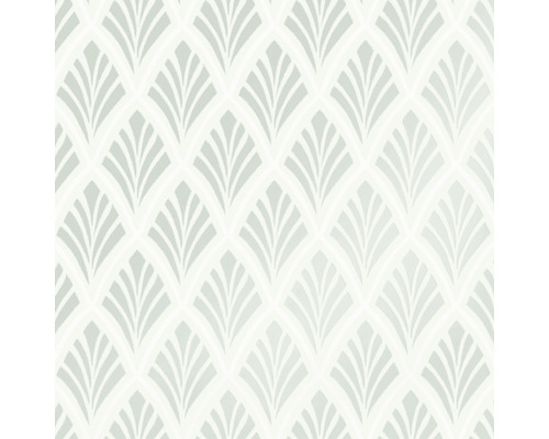 Vliestapete 113376 Laura Ashley Florin Grün Tapete mit grafischem Fächermuster