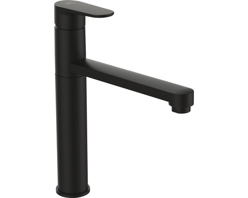 Schwarzer Waschtisch Einhebelmischer