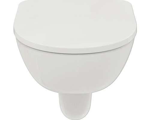 WC à fond creux suspendu avec couvercle