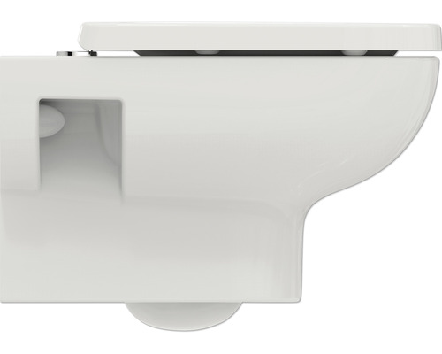 Wand-WC Set Ideal Standard i.life A Tiefspüler ohne Spülrand weiss mit WC-Sitz T467101