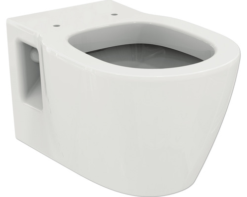 Wand-WC Ideal Standard Connect Tiefspüler mit Spülrand weiss ohne WC-Sitz E823201