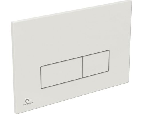 Plaque de commande Ideal Standard Oleas plaque blanc brillant / bouton blanc brillant R0121AC