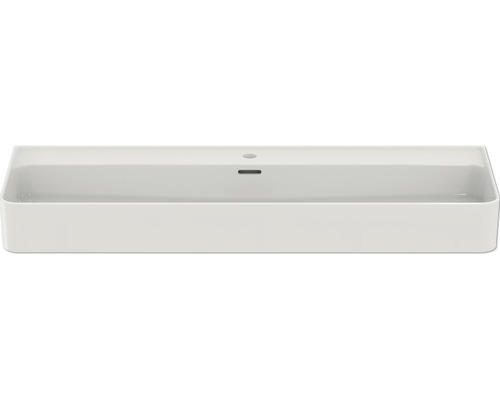 Vasque rectangulaire en céramique avec trop-plein