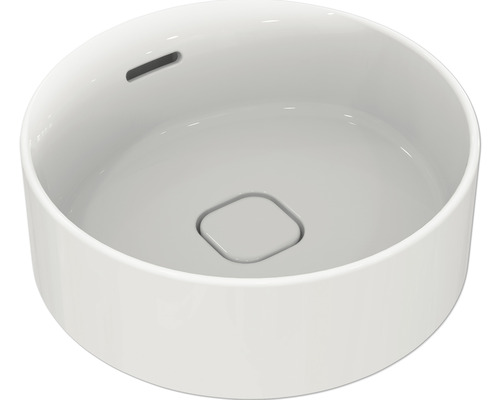 Ideal Standard Aufsatzwaschbecken Strada II 38 x 38 cm weiss glänzend T292901 Aufsatzwaschbecken aus Keramik mit Überlauf und Ablauf