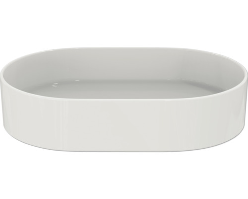 Aufsatzwaschbecken aus Keramik, ovale Form