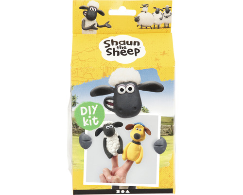 Set de bricolage marionnettes pour doigts Shaun le mouton