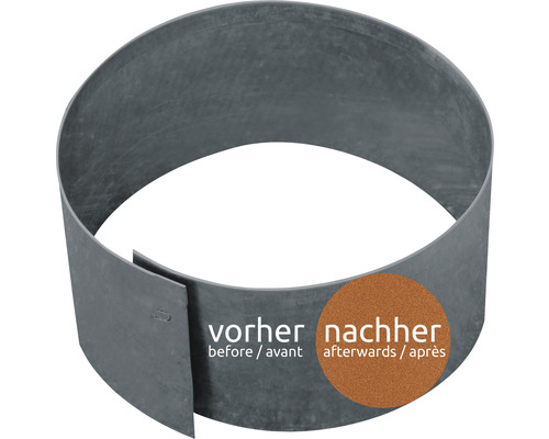 Beetbegrenzung aus Metall zur Gartengestaltung