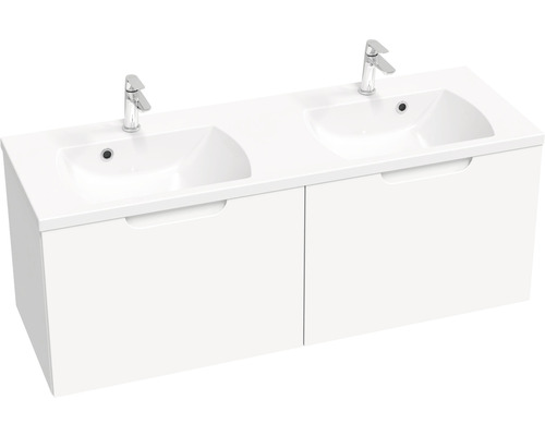 Meuble sous-vasque RAVAK SD Classic II lxhxp 130x47x45 cm blanc