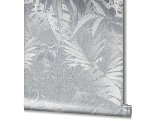 Rouleau de papier peint à motif de feuilles de jungle