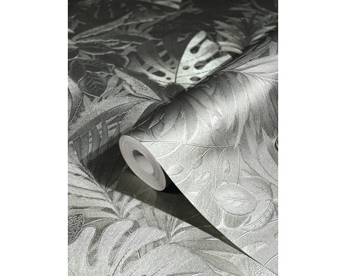 Rouleau de papier peint à motif de feuilles