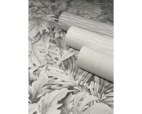 Papiers peints à motif de plantes et rouleaux