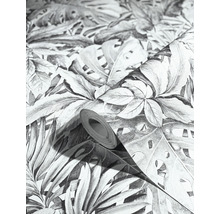 Rouleau de papier peint avec motif de feuilles