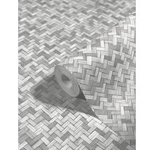 Rolle Vliestapete mit geflochtenem Design
