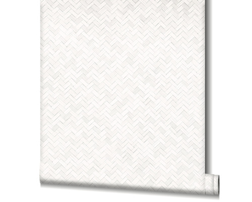 Tapetenrolle mit Fischgrätenmuster