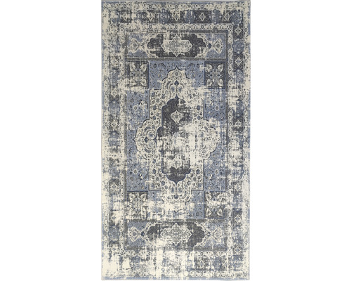 Tapis Nela vintage bleu 80x150 cm