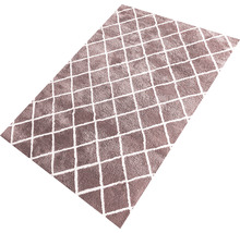 Rechteckiger Teppich mit Rautenmuster