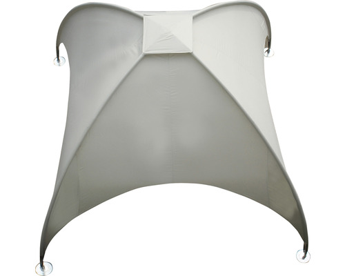 Tente de réception blanche avec ventouses pour la fixation