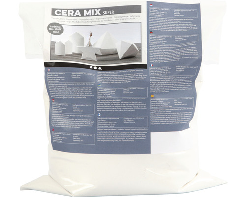 Masse à couler Cera-Mix «super» blanc 5 kg