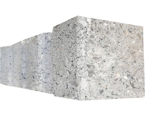Mauerstein Eclamur doppelt halb grau 12.5 x 15 x 50 cm 48 Stück / Pal