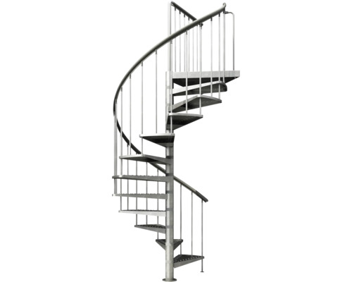 Escalier en colimaçon métallique pour l''extérieur
