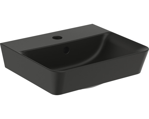 Ideal Standard Handwaschbecken Connect Air 40 x 35 cm schwarz matt E0307V3 Schwarzes Keramik Waschbecken