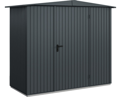 Abri de jardin en métal avec double porte pour le rangement des outils de jardin