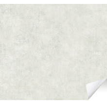 Papier peint aspect béton avec structure discrète et coin replié