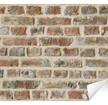 Papier peint avec motif de mur en briques