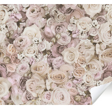Papier peint à motif de roses