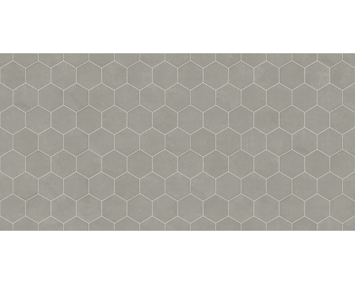 PVC-Boden Emoji Fliese braun-grau 300 cm breit (Meterware)