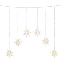 Guirlande lumineuse décorative avec six étoiles pour un éclairage festif