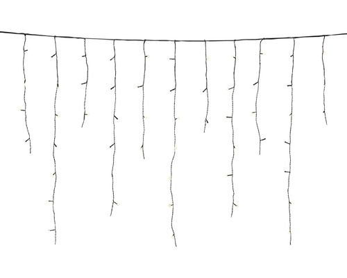 Lichterkette mit hängenden Strängen zur Dekoration