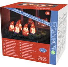 Emballage d''une guirlande lumineuse LED avec motifs de nains pour l''extérieur de Konstsmide