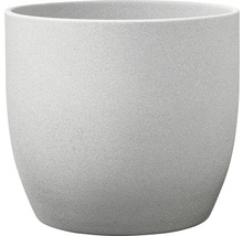 Pot de fleurs rond en grès
