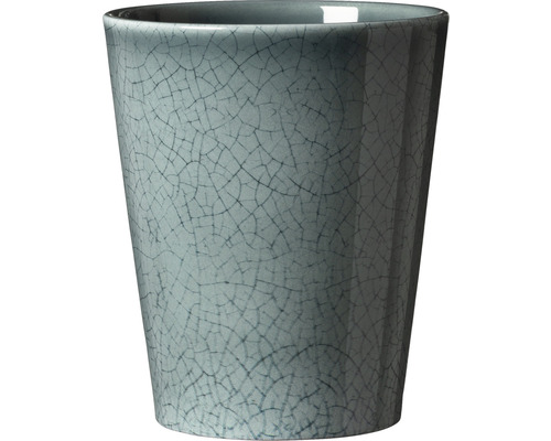 Orchideenvase Soendgen Medina Glaze Keramik Ø 13 cm H 15 cm petrol craquele Dekorativer Übertopf mit Craquelé-Effekt