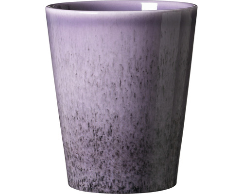 Vase à orchidée Soendgen Medina Glaze céramique Ø 13 cm h 15 cm violet