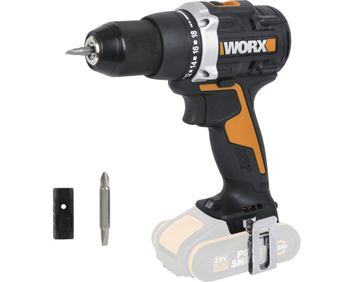 Worx Nitro Akku-Bohrschrauber 20 V 60 Nm WX102.9 Brushless Motor ohne Akku und Ladegerät