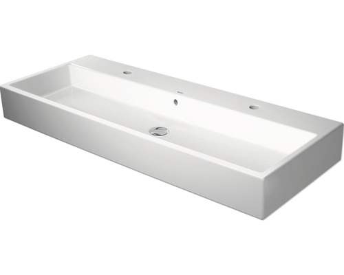 Double vasque DURAVIT Vero Air 120 x 47 cm blanc 2350120024